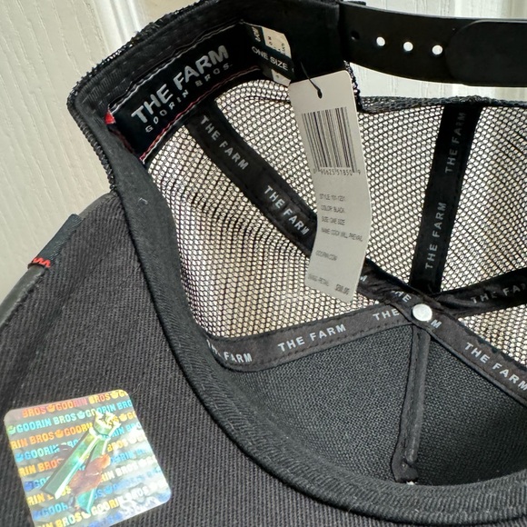 THE FARM GOORIN BROS NWT- Leather hat - Picture 3 of 4